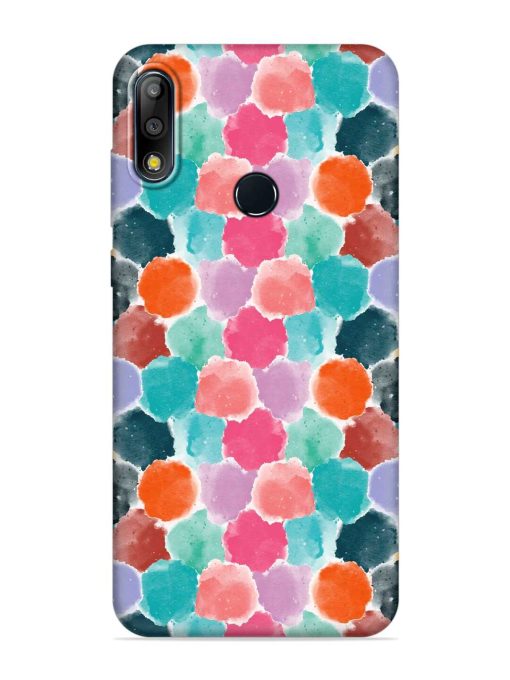 Colorful Seamless Pattern Embossed Soft Silicone Case for Asus Zenfone Max Pro M2