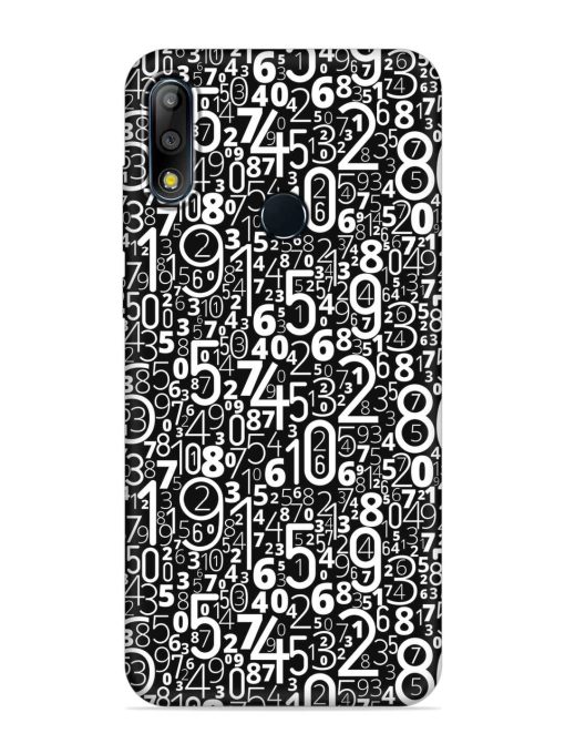 Many Numbers Different Embossed Soft Silicone Case for Asus Zenfone Max Pro M2