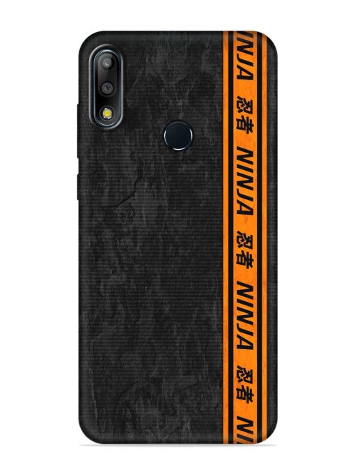 Ninja Srtips Embossed Soft Silicone Case for Asus Zenfone Max Pro M2