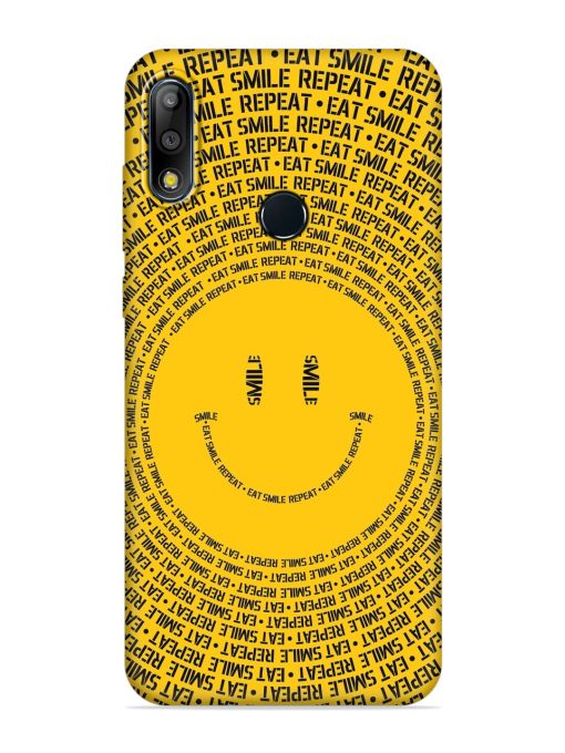 Smiley Embossed Soft Silicone Case for Asus Zenfone Max Pro M2