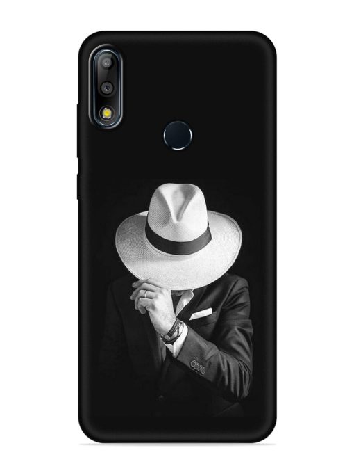 Men Under Hat Embossed Soft Silicone Case for Asus Zenfone Max Pro M2 Zapvi