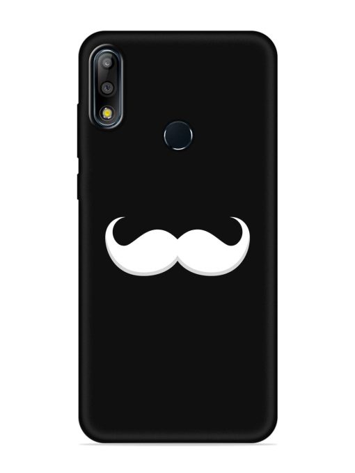 Mustache Vector Embossed Soft Silicone Case for Asus Zenfone Max Pro M2 Zapvi