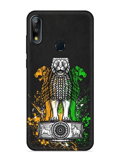 Pillars Of Ashoka Embossed Soft Silicone Case for Asus Zenfone Max Pro M2