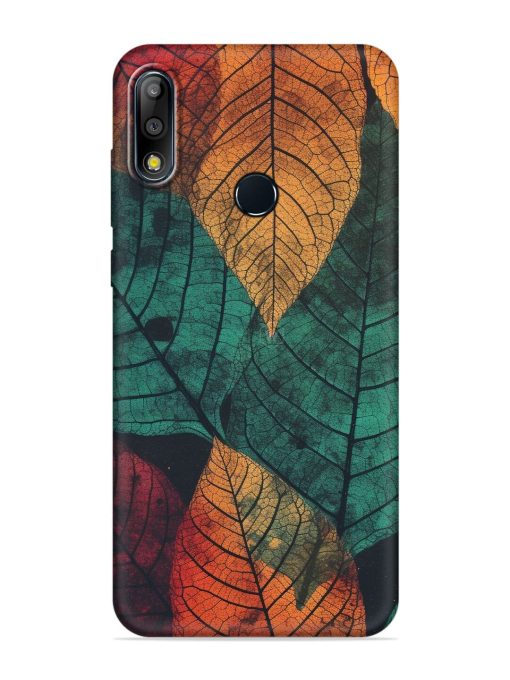 Leaves Artwork Embossed Soft Silicone Case for Asus Zenfone Max Pro M2