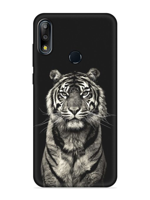 Tiger Art Embossed Soft Silicone Case for Asus Zenfone Max Pro M2