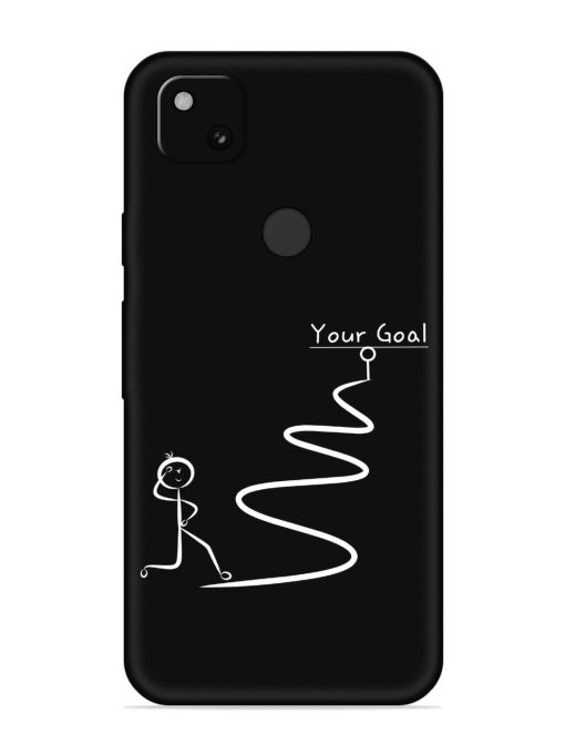 Your Goal Embossed Soft Silicone Case for Google Pixel 4A Zapvi