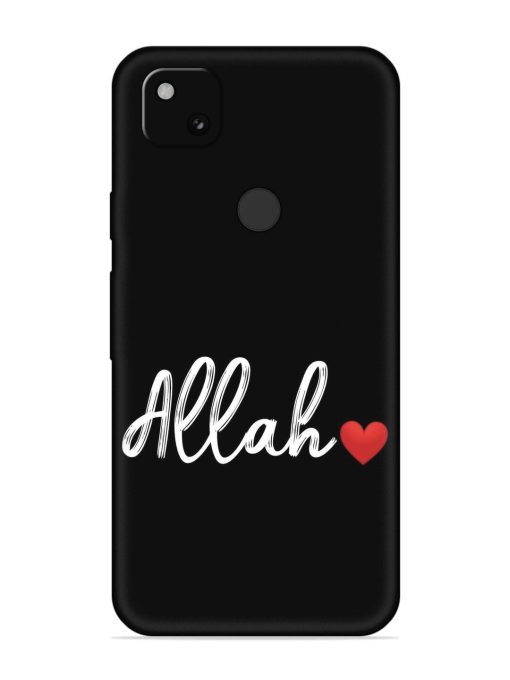 Allah Embossed Soft Silicone Case for Google Pixel 4A Zapvi