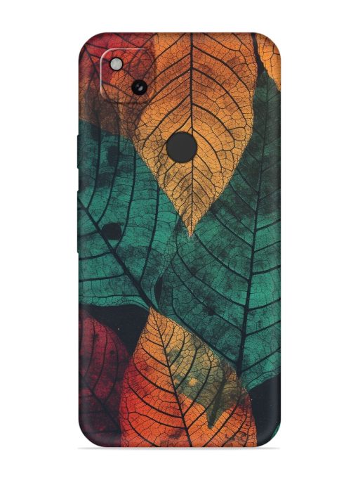 Leaves Artwork Embossed Soft Silicone Case for Google Pixel 4A Zapvi