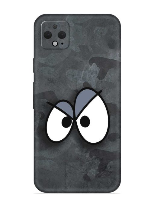 Big Eyes Night Mode Embossed Soft Silicone Case for Google Pixel 4 Xl Zapvi