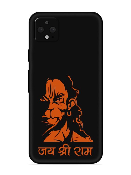 Angry Hanuman Embossed Soft Silicone Case for Google Pixel 4 Xl