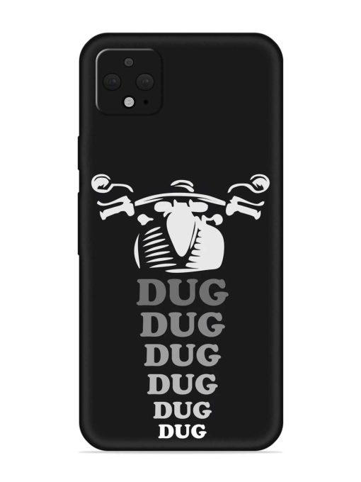 Dug Dug Dug Embossed Soft Silicone Case for Google Pixel 4 Xl