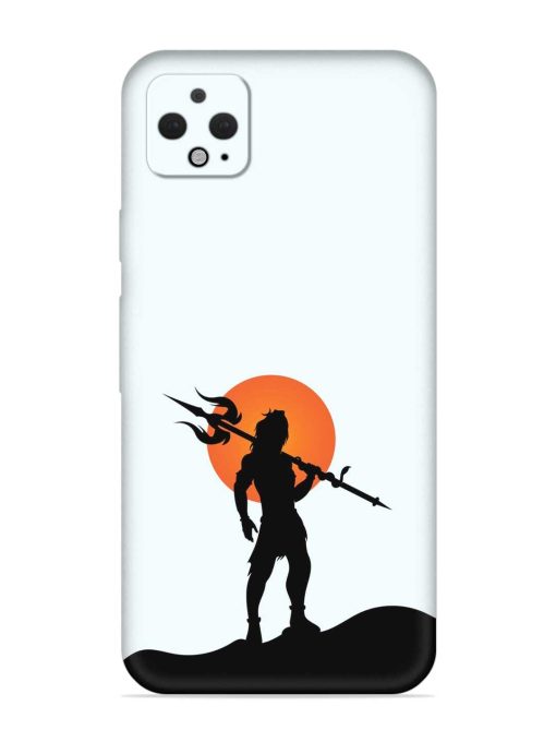 Lord Mahadev Trendy Embossed Soft Silicone Case for Google Pixel 4 Xl Zapvi