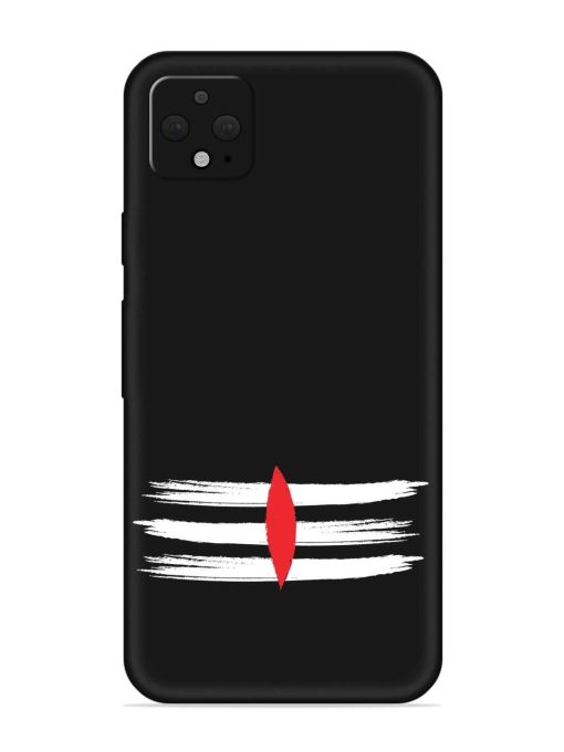 Mahadev Tilak Vector Embossed Soft Silicone Case for Google Pixel 4 Xl