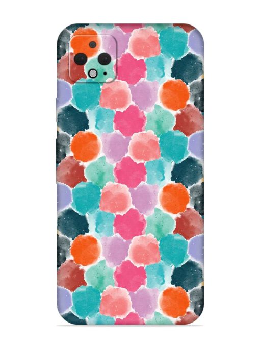 Colorful Seamless Pattern Embossed Soft Silicone Case for Google Pixel 4 Xl Zapvi