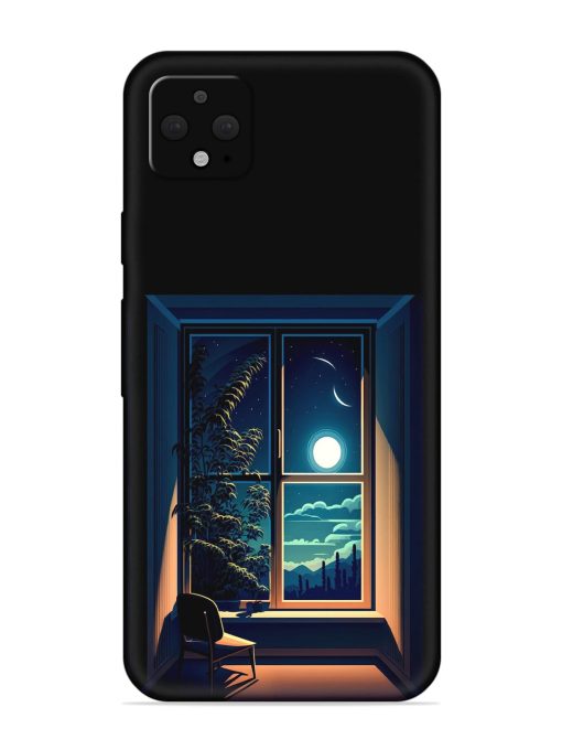 Night View At Window Embossed Soft Silicone Case for Google Pixel 4 Xl Zapvi