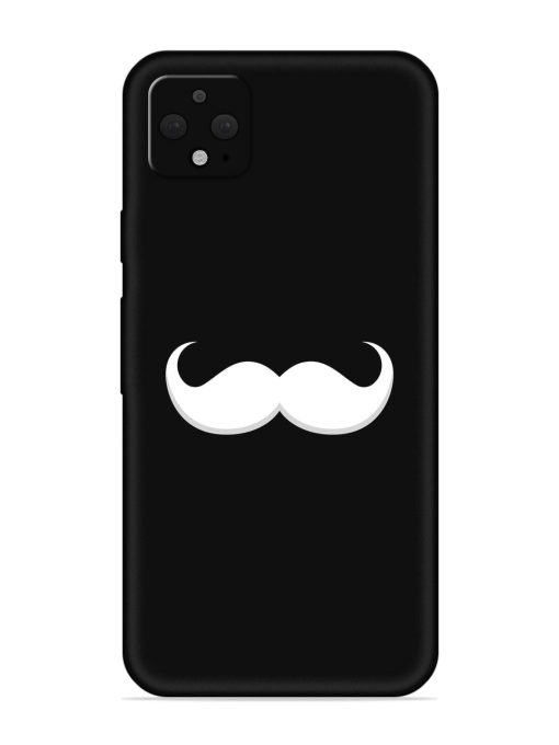 Mustache Vector Embossed Soft Silicone Case for Google Pixel 4 Xl Zapvi