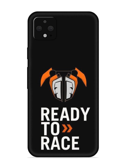 Ready To Race Embossed Soft Silicone Case for Google Pixel 4 Xl Zapvi