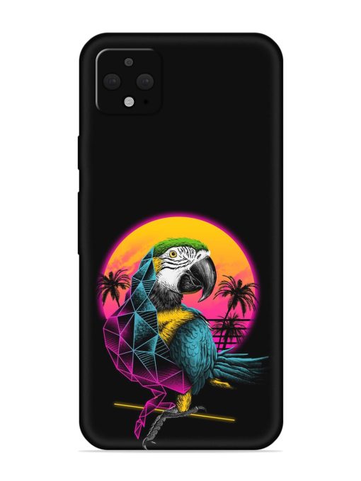 Rad Parrot Embossed Soft Silicone Case for Google Pixel 4 Xl Zapvi