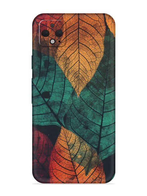 Leaves Artwork Embossed Soft Silicone Case for Google Pixel 4 Xl