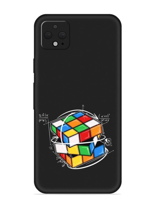 Cubik Vector Embossed Soft Silicone Case for Google Pixel 4 Xl Zapvi