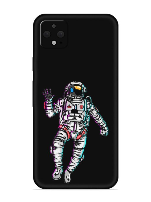 Spaceman Embossed Soft Silicone Case for Google Pixel 4 Xl Zapvi