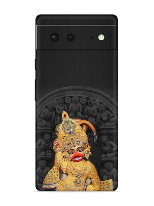 Indian Gold Hanuman Embossed Soft Silicone Case for Google Pixel 6 Zapvi