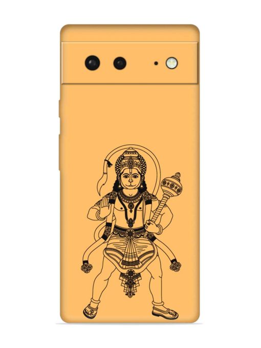 Indian God Hanuman Embossed Soft Silicone Case for Google Pixel 6 Zapvi