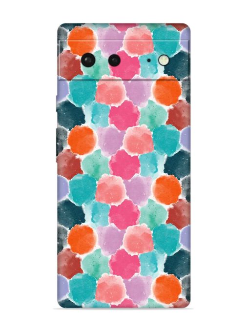 Colorful Seamless Pattern Embossed Soft Silicone Case for Google Pixel 6 Zapvi