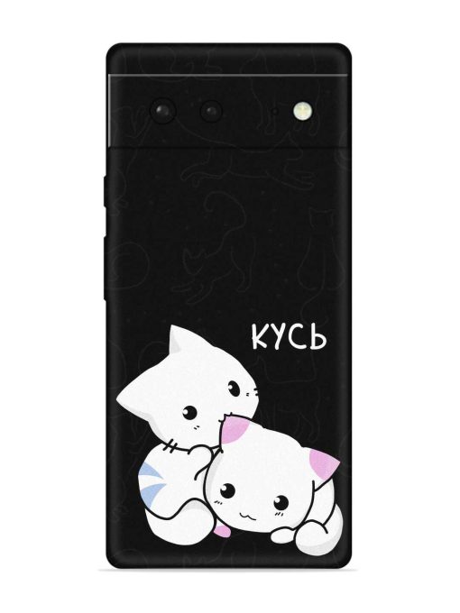 Kycb Cat Embossed Soft Silicone Case for Google Pixel 6