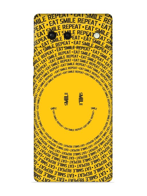 Smiley Embossed Soft Silicone Case for Google Pixel 6 Zapvi