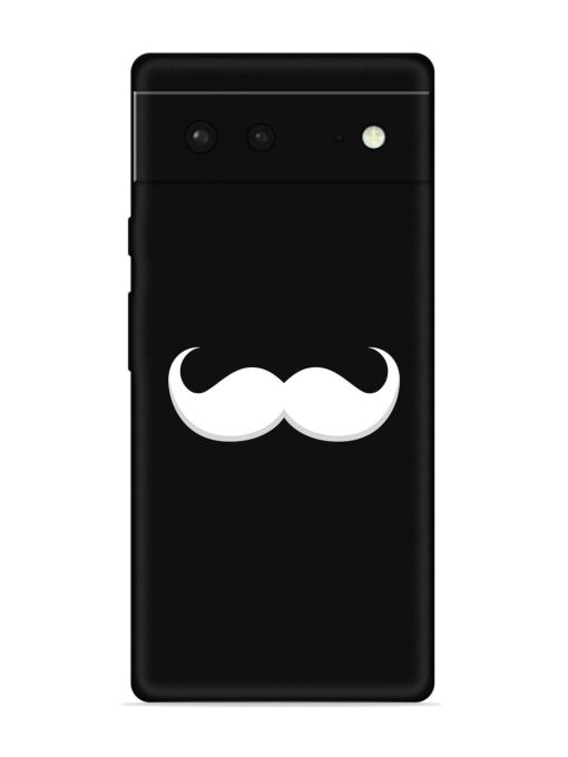 Mustache Vector Embossed Soft Silicone Case for Google Pixel 6