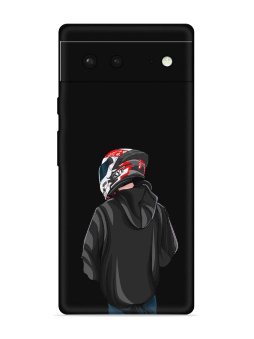 Motorcycle Rider Embossed Soft Silicone Case for Google Pixel 6 Zapvi