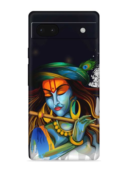 Krishna Art Embossed Soft Silicone Case for Google Pixel 6A Zapvi