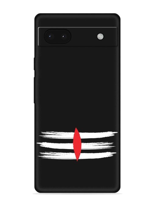 Mahadev Tilak Vector Embossed Soft Silicone Case for Google Pixel 6A Zapvi