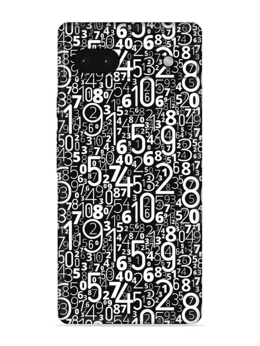 Many Numbers Different Embossed Soft Silicone Case for Google Pixel 6A Zapvi