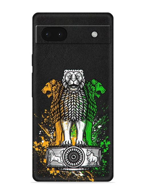 Pillars Of Ashoka Embossed Soft Silicone Case for Google Pixel 6A Zapvi