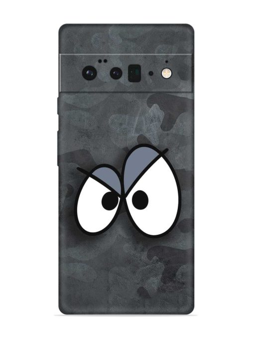 Big Eyes Night Mode Embossed Soft Silicone Case for Google Pixel 6 Pro