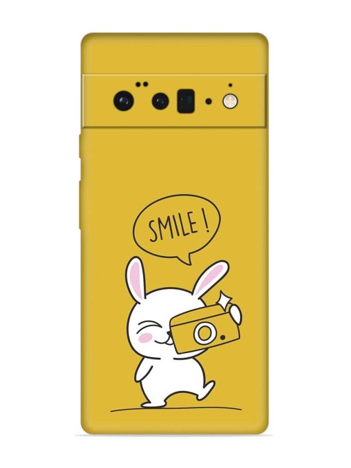 Hey Smile Please Embossed Soft Silicone Case for Google Pixel 6 Pro