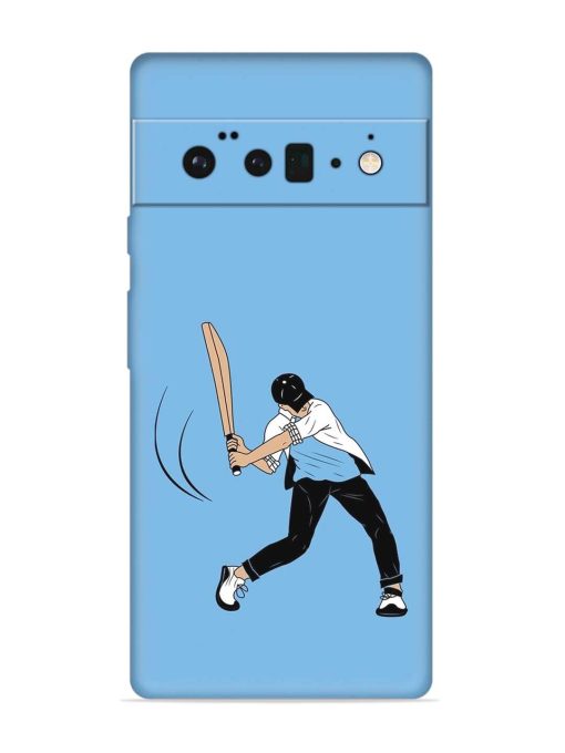 Cricket Gully Boy Embossed Soft Silicone Case for Google Pixel 6 Pro Zapvi