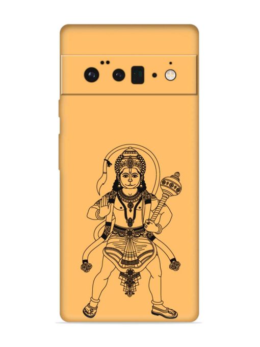 Indian God Hanuman Embossed Soft Silicone Case for Google Pixel 6 Pro