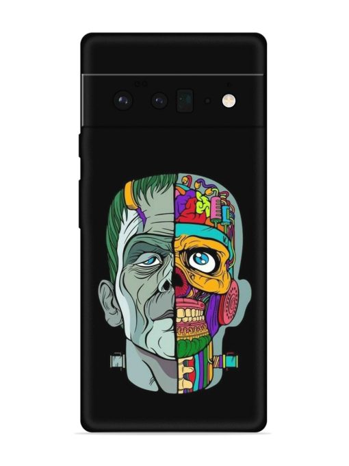 Men Vs Skull Embossed Soft Silicone Case for Google Pixel 6 Pro Zapvi