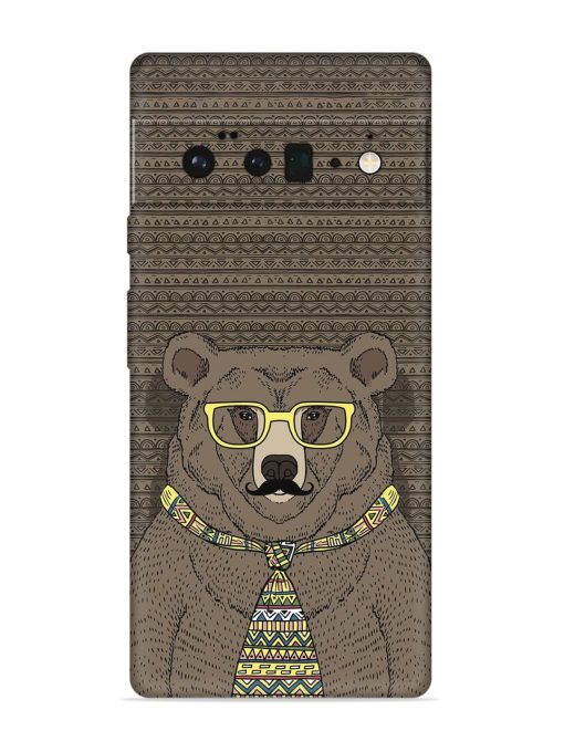 Grizzly Bear Embossed Soft Silicone Case for Google Pixel 6 Pro