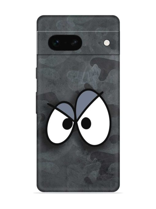 Big Eyes Night Mode Embossed Soft Silicone Case for Google Pixel 7 Zapvi