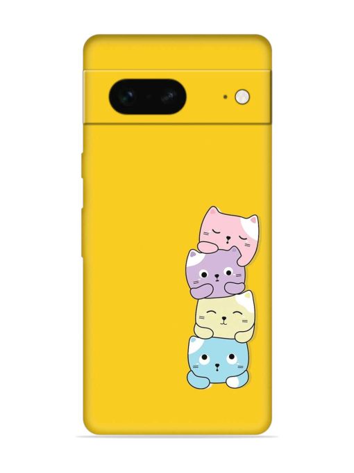 Cartoon Anime Embossed Soft Silicone Case for Google Pixel 7 Zapvi