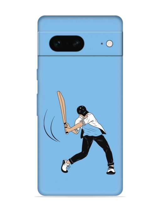 Cricket Gully Boy Embossed Soft Silicone Case for Google Pixel 7 Zapvi