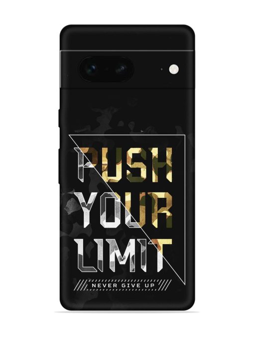 Push Your Limits Embossed Soft Silicone Case for Google Pixel 7 Zapvi