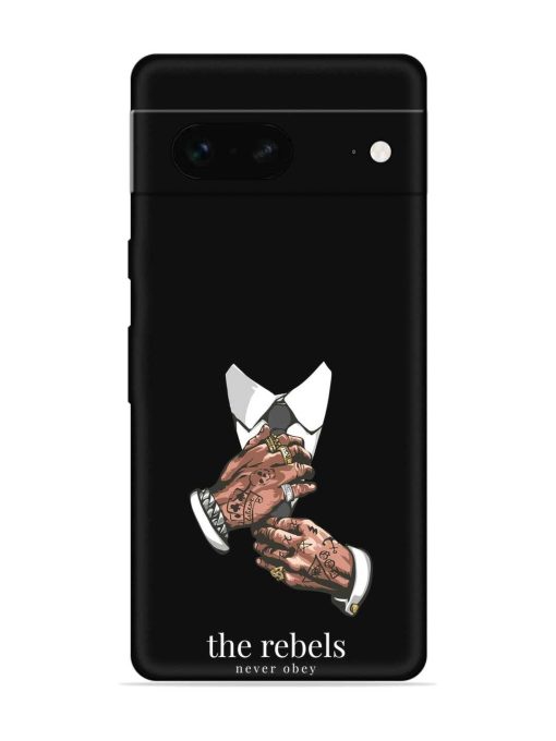 Rebels Slogan Man Embossed Soft Silicone Case for Google Pixel 7