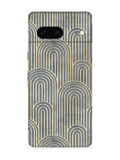 Art Deco Style Embossed Soft Silicone Case for Google Pixel 7 Zapvi