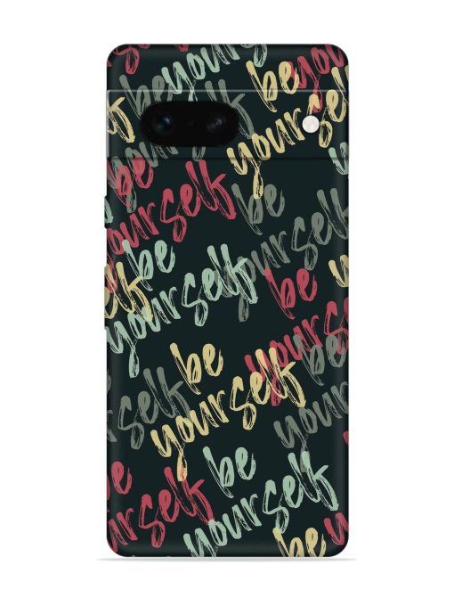 Yourself Seamless Embossed Soft Silicone Case for Google Pixel 7 Zapvi