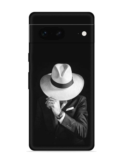 Men Under Hat Embossed Soft Silicone Case for Google Pixel 7 Zapvi